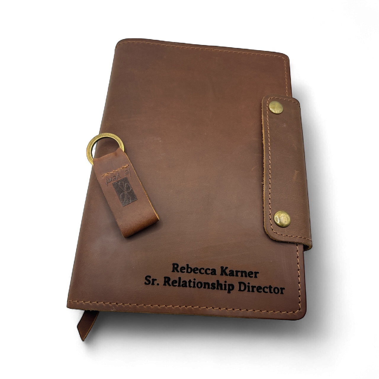 Genuine Leather Journal - Engravable, Refillable