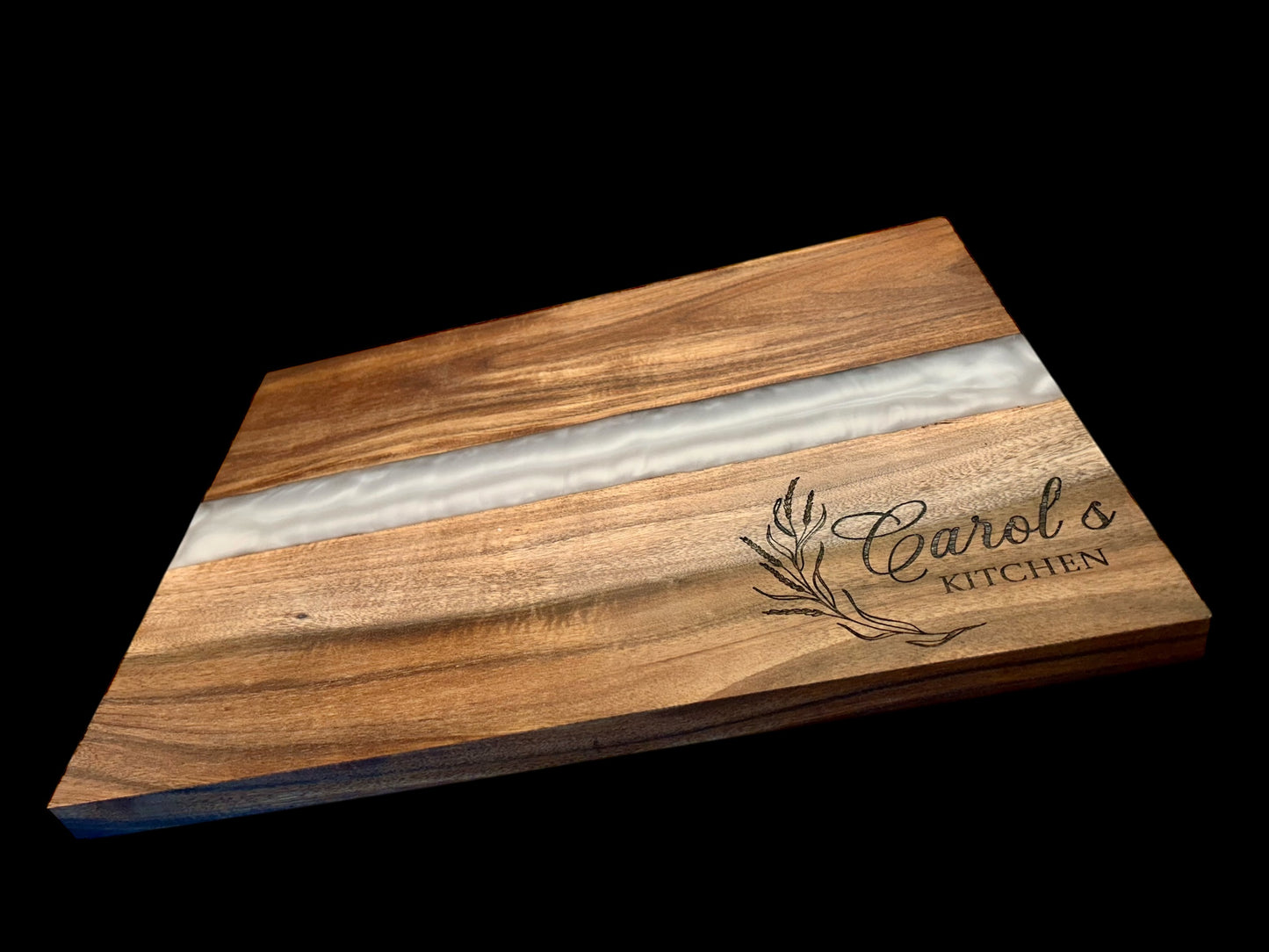 Acacia + Resin Wood Cutting Board, Serving Board, Charcuterie Board