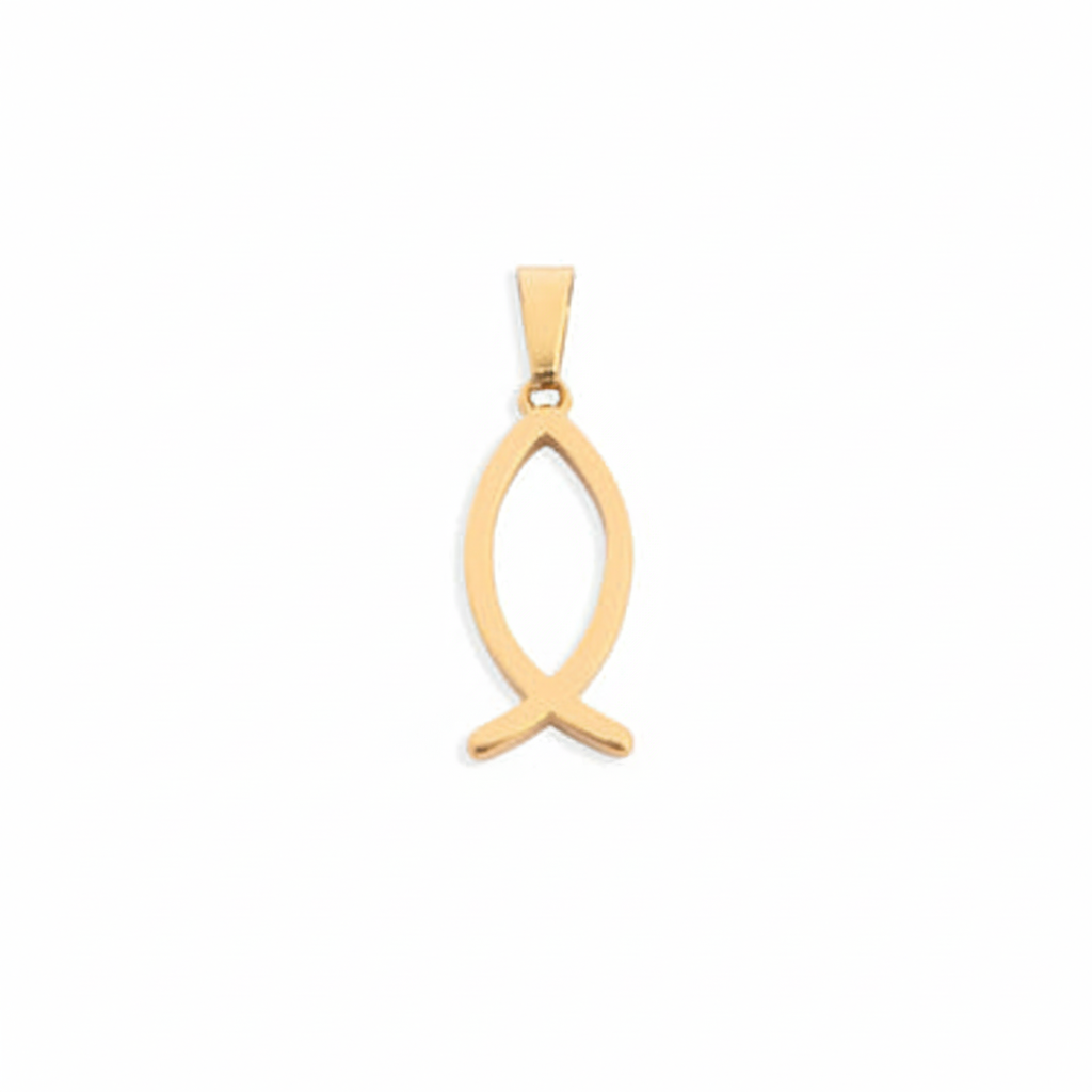 Religious Fish Charm for Necklace or Bracelet | Peace & Petals