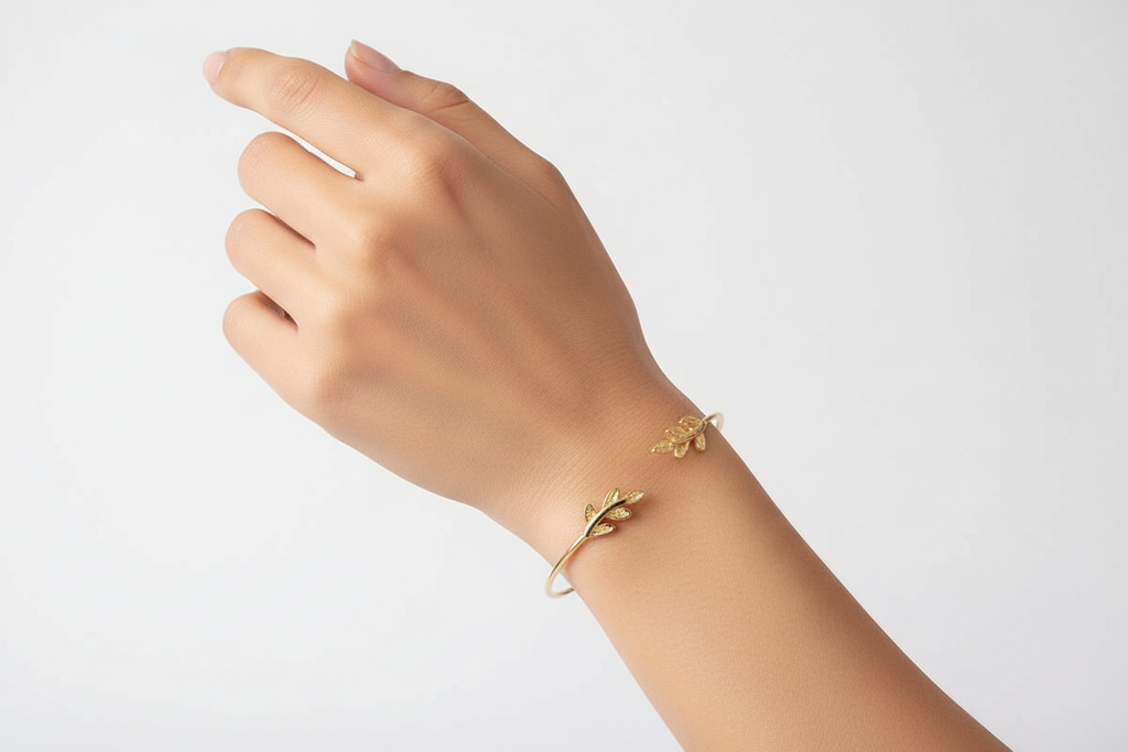 Bracelet being worn on wrist