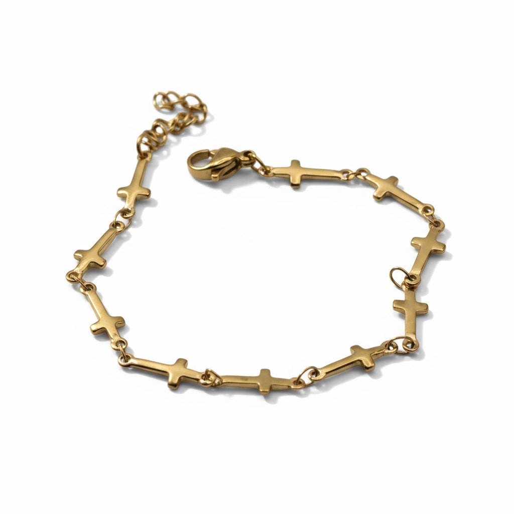 Cross Chain Bracelet