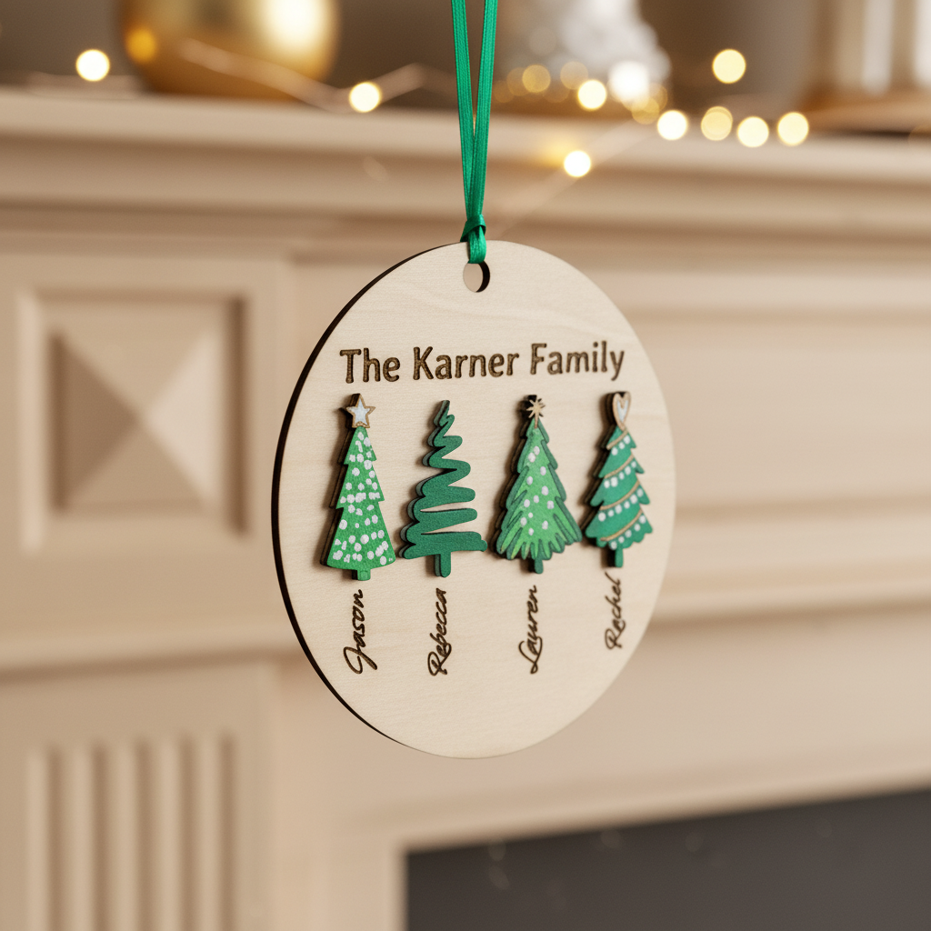 Family Tree Ornament - Lifestyle