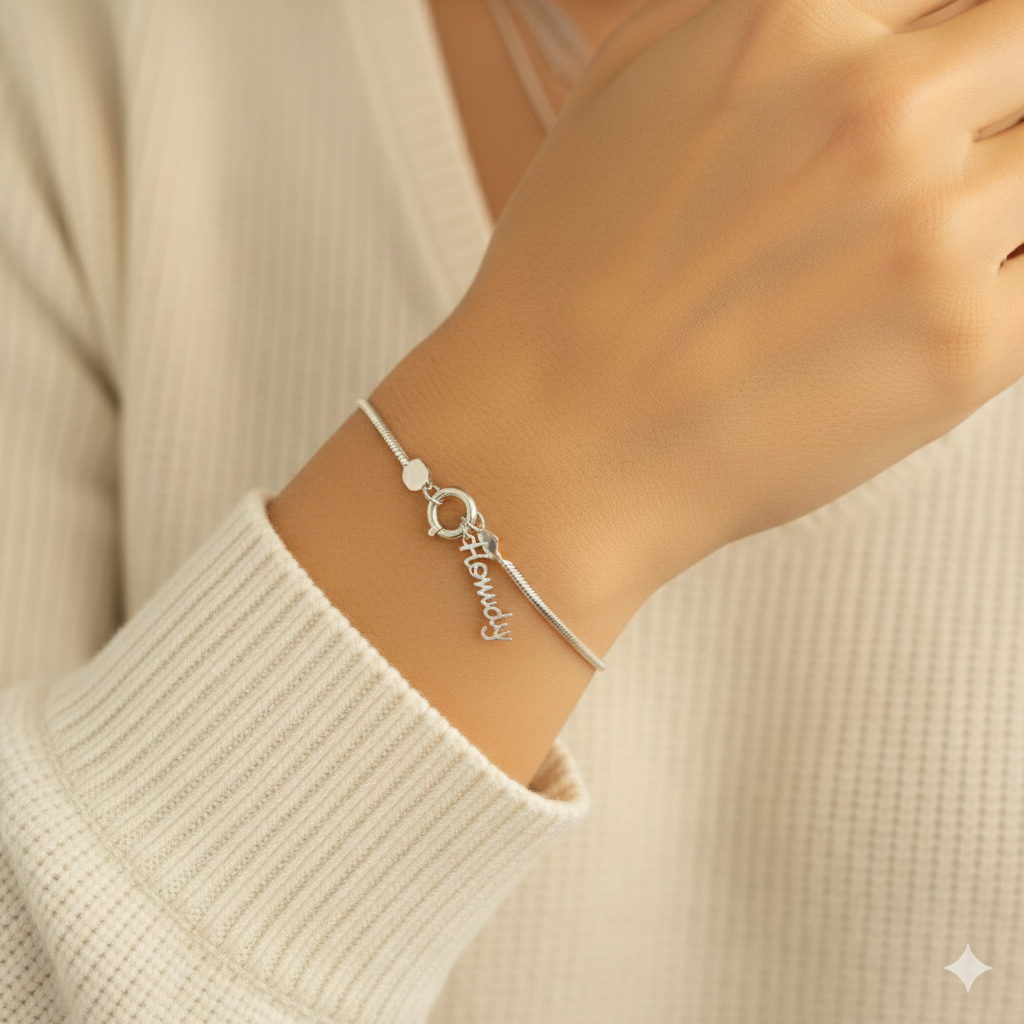 Howdy Western Charm - Engravable Jewelry | Peace & Petals