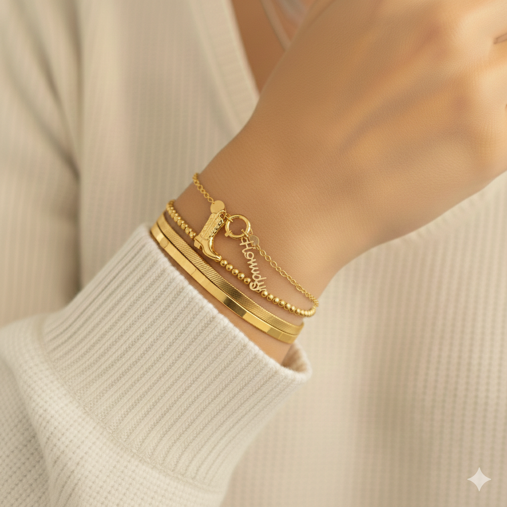 Howdy Western Charm - Engravable Jewelry | Peace & Petals