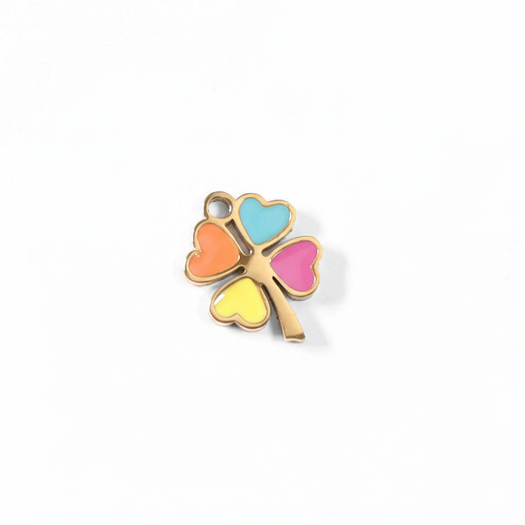 Colorful Epoxy Flower & Clover Charms | Peace & Petals