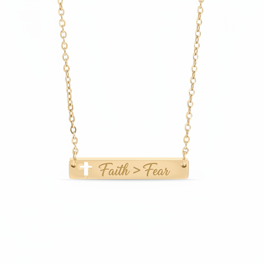 Necklace at 45-degree angle