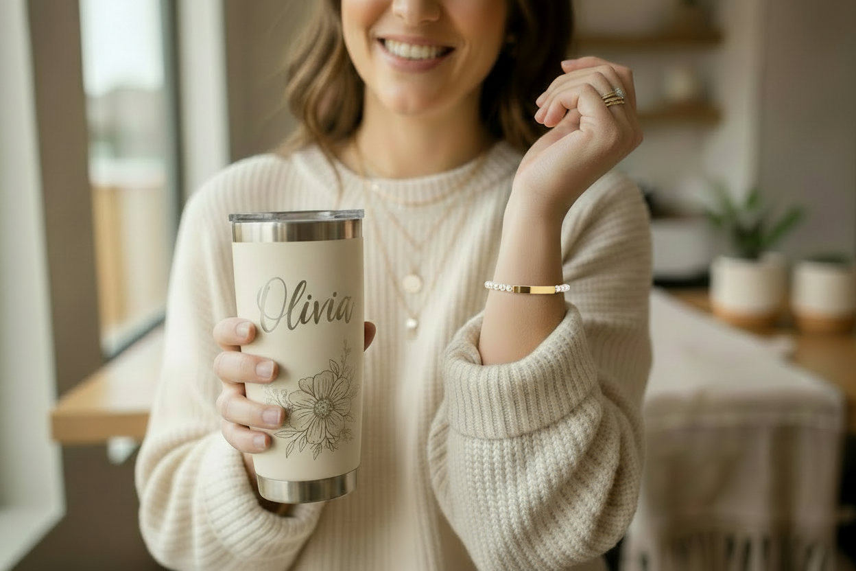 Personalized engraved items lifestyle banner