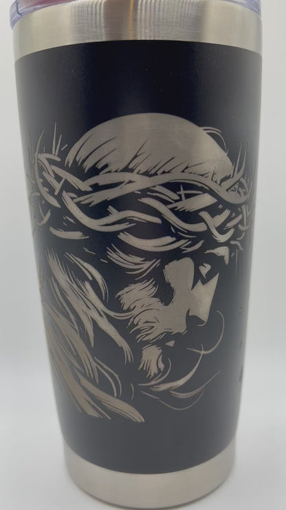 The Silent Strength Tumbler - Jesus Insulated Tumbler