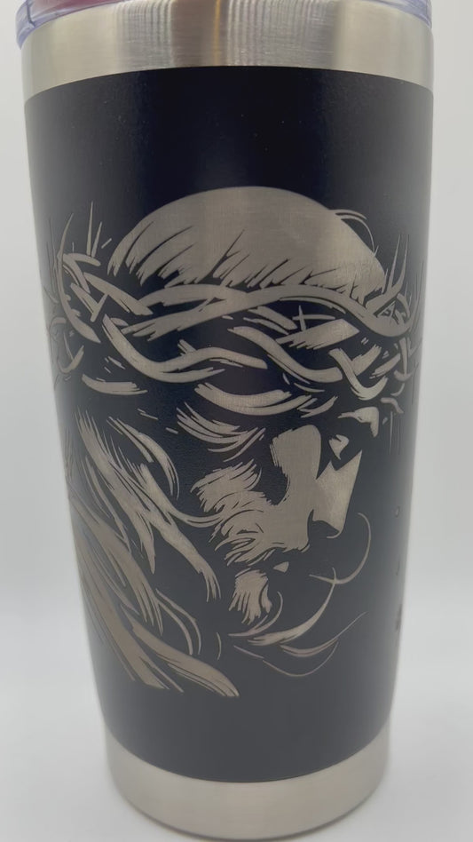 The Silent Strength Tumbler - Jesus Insulated Tumbler